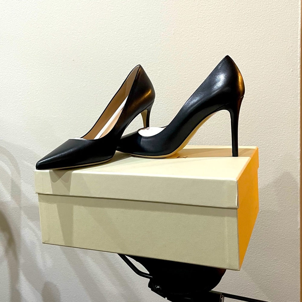 COPY - M. Gemí The Esatto 90 mm Black Leather Size 38